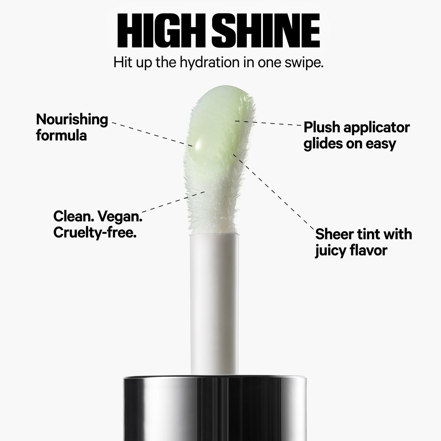 Milk Makeup KUSH Sheer Hydrating Lip Oil - Sheer-Tinted, Long-Lasting, Non-Sticky Gloss for High Shine + Smoother-Looking Lips - Vegan - Pink Magic