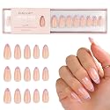 Kiara Sky Press On Nails | XPRESS PRO 100% Acrylic Nails | 30-Piece Kit Includes Nail Glue, Cuticle Pusher, File & Prep Pad | Almond Medium - Suede Me Beauty & Personal Care KIARA SKY