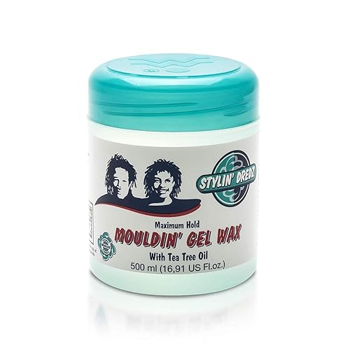 Stylin Dredz Mouldin' Gel Wax with Tea Tree Oil - Twist n Lock - Maximum hold (500 ml, Single)