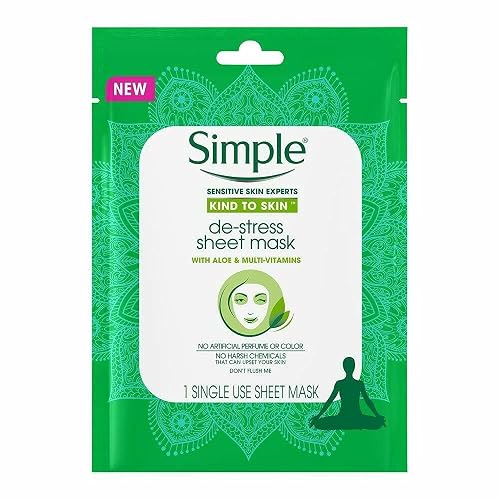 Simple Kind To Skin De-stress Sheet Mask 1 Pc (I0091714)
