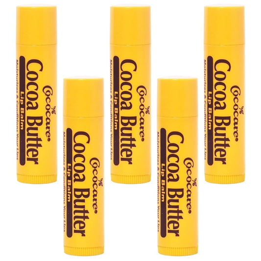 Cococare Cocoa Butter Lip Balm - The Little Yellow Stick Enriched with Natural Cocoa Butter - Conditions & Protects Lips with Hydrating Formula