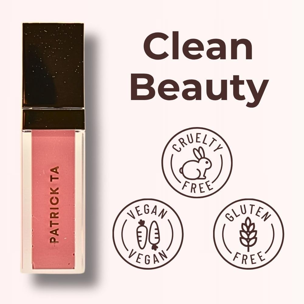 PATRICK TA Major Volume Plumping Lip Gloss - Say Less - Rich Milky Pink, Superficial