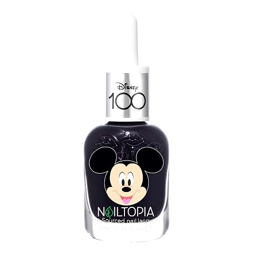 Nailtopia Bio-Sourced Chip Free Nail Lacquer Disney Collection Mickey Mouse - Superfood-Infused Polish - Chip Resistant Formula - Quick-Dry, Long Beauty & Personal Care Nailtopia