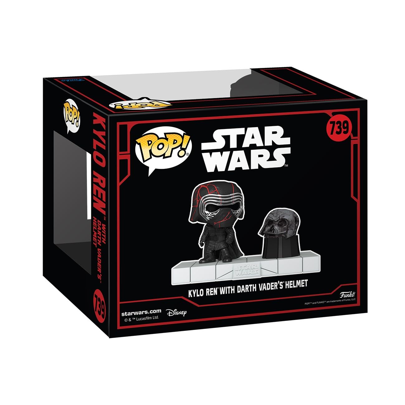 Funko Pop Deluxe: Star Wars: Star Wars Darkside - Kylo Ren with Darth Vader's Helmet - Collectable Vinyl Figure - Gift Idea - Official Merchandise…