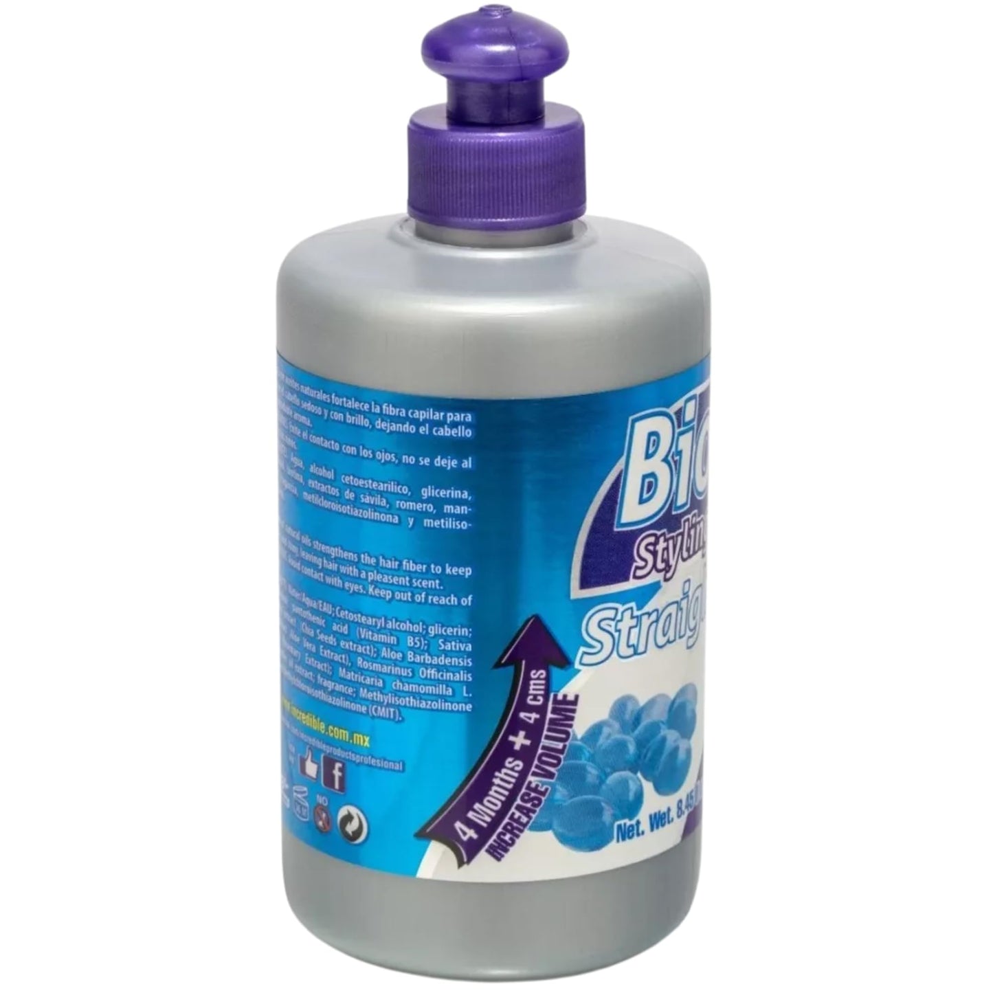 Ncredible Biotin Hair Styling Cream - 8.8 oz Crema Para Peinar - Nourishing Styling Cream for Women - Smoothing and Strengthening Formula for All Hair