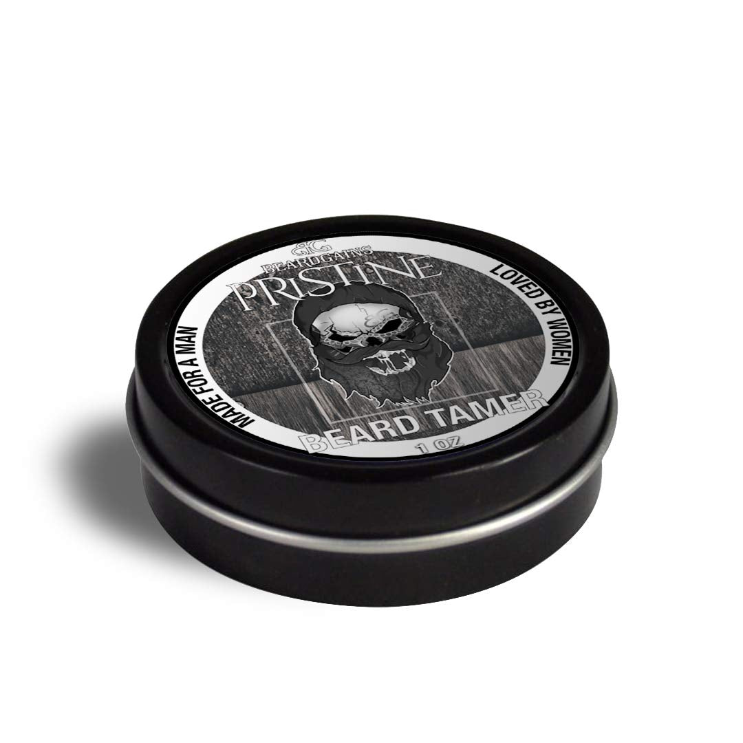 Beard Gains Organic Beard Tamer Tinted Wax: shape, style & groom facial hair with natural hold. Easy wash-out, all-day control. For all beard types