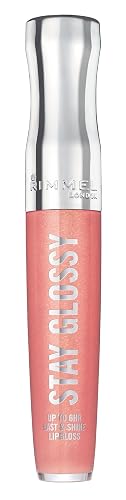 Rimmel Stay Glossy Lipgloss, Swingin' Mandarin, 0.18 Fl Oz (Pack of 1)