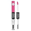 REVLON Liquid Lipstick with Clear Lip Gloss, ColorStay Face Makeup, Overtime Lipcolor, Dual Ended with Vitamin E in Pink, For Keeps Pink (490), 0.07