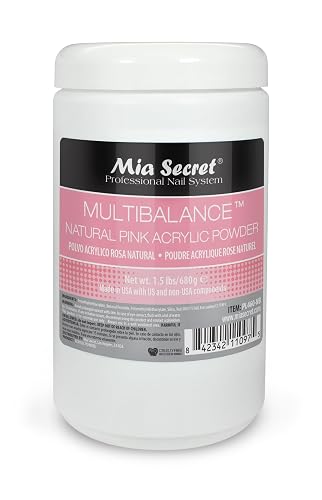 Mia Secret Multibalance Natural Pink Acrylic Powder, 1.5 lbs Beauty & Personal Care Mia Secret