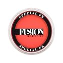 Fusion Body Art and FX Pro Special Effects Paint | Neon Orange (32gm), Professional Quality Water Activated Special FX Paint Supplies Single Color