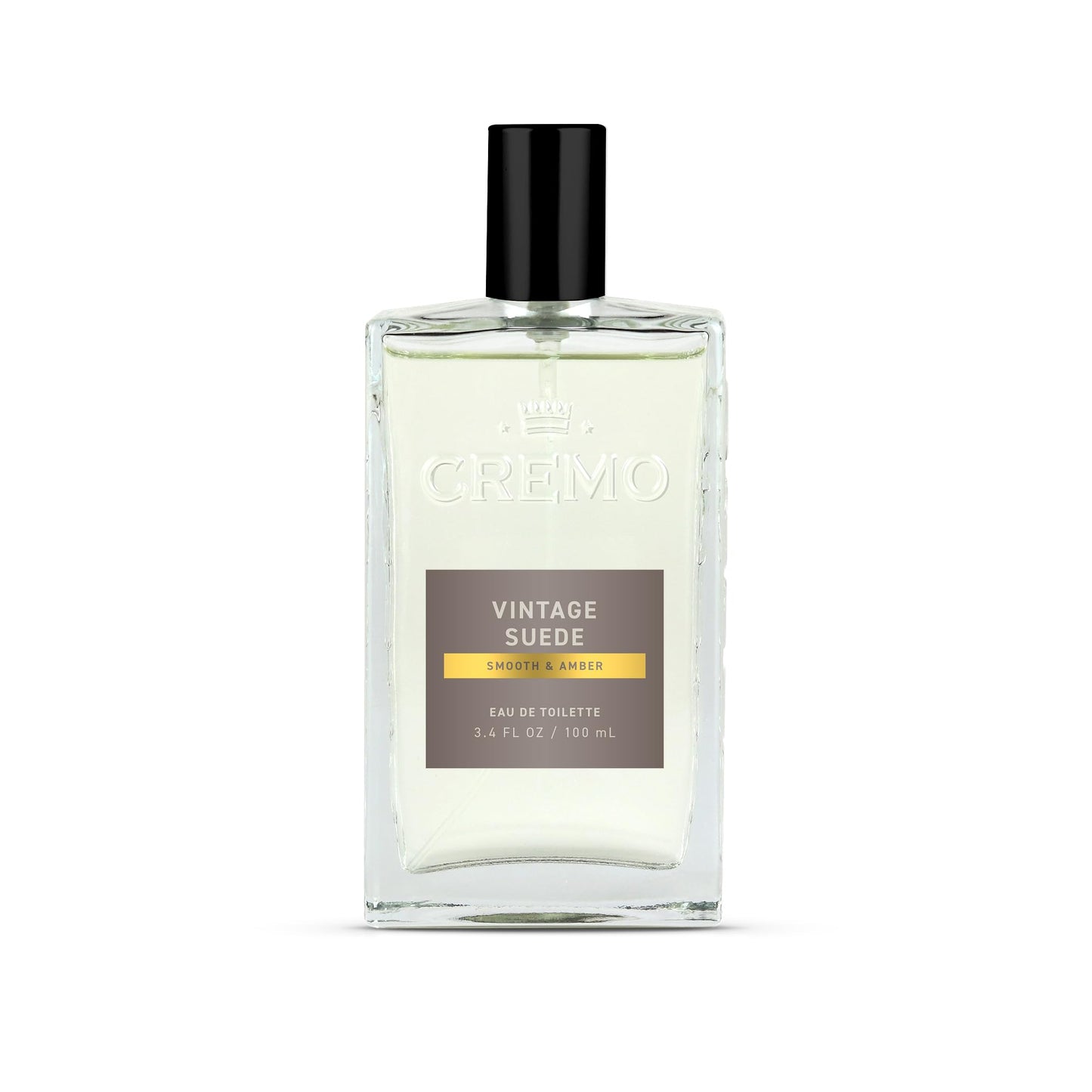 Cremo Cologne For Men - Vintage Suede Mens Cologne Spray, A Combination of White Moss, Rich Amber, and Smooth Suede, Multi-Layered Signature Men's