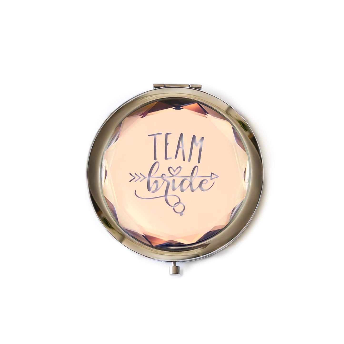 Customizable World Set of 6 Small Mirror Pocket Bride Tribe Gifts Bachelorette Bridesmaid Gift Favors, I Do Crew