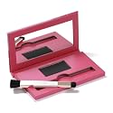 eSalon Root Touch Up + Brow Powder, Conceal & Cover (Black) - Hairline Powder for Women - Scalp Concealer & Filler for Thinning & Gray Hair Coverage
