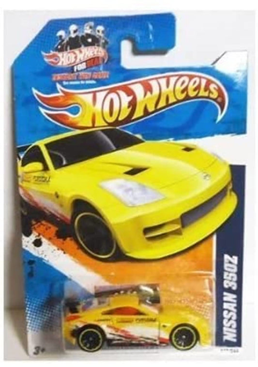2011 Hot Wheels NISSAN 350Z YELLOW Nightburnerz series 2 of 10, #112