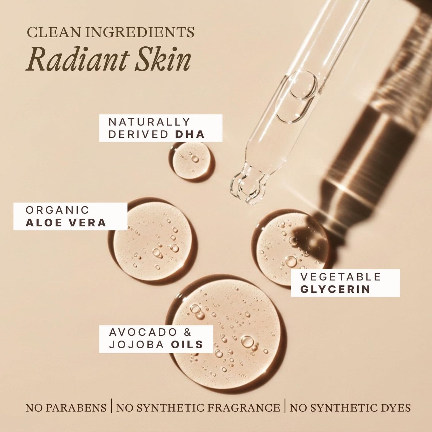 Self Tanning Drops - USA Made with Natural & Organic Ingredients, Medium Face Tanning Drops to Add to Lotion, Moisturizing Bronzing Tanner for Face Beauty and Personal Care Beauty by Earth