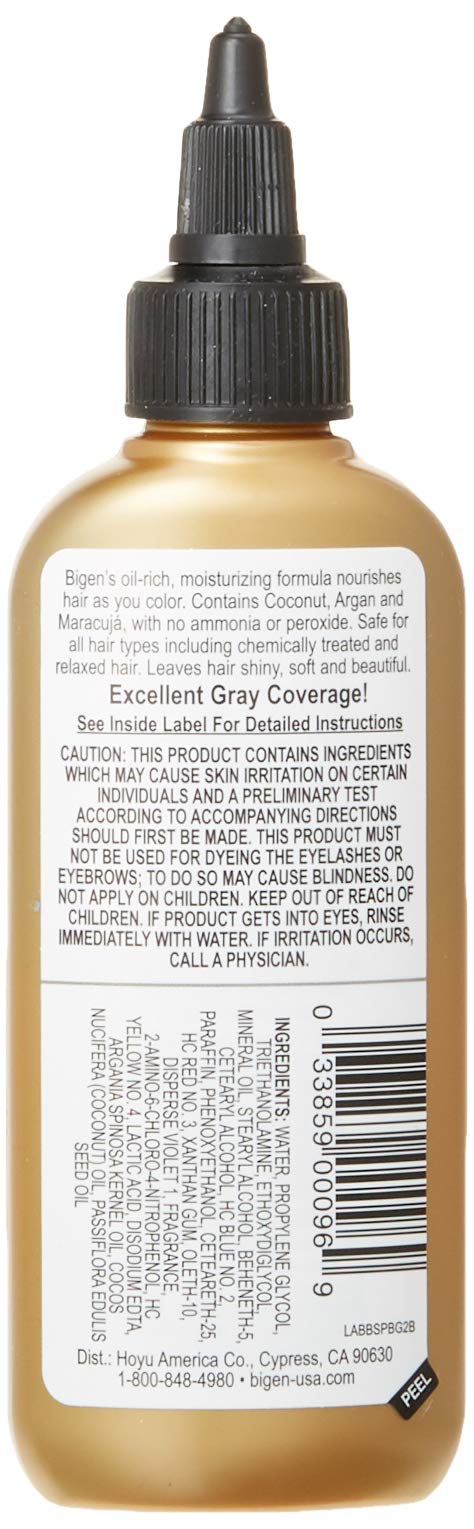 Bigen Semi-Permanent Haircolor #Bg2 Deep Burgundy 3 Ounce (88ml) (6 Pack)