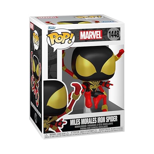 Funko POP Marvel: Spider-Man Comics - Miles Morales Iron Spider - 1/6 Odds for Rare Chase Variant - Marvel Comics - Collectable Vinyl Figure - Gift…