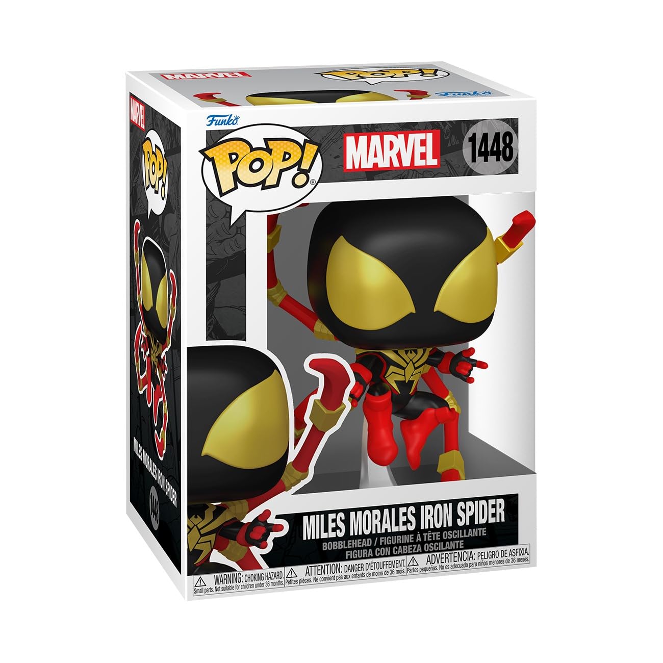 Funko POP Marvel: Spider-Man Comics - Miles Morales Iron Spider - 1/6 Odds for Rare Chase Variant - Marvel Comics - Collectable Vinyl Figure - Gift…