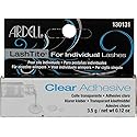 Ardell Lashtite Adhesive Clear 0.125 Ounce Bottle (Black Package) (3.7ml) (6 Pack)