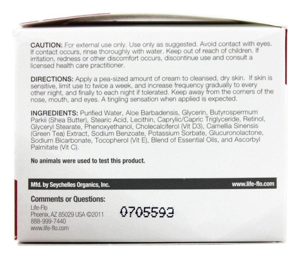 LIFE-FLO Health Care Retinol A 1% Cream 1.7OZ 1.7 OZ