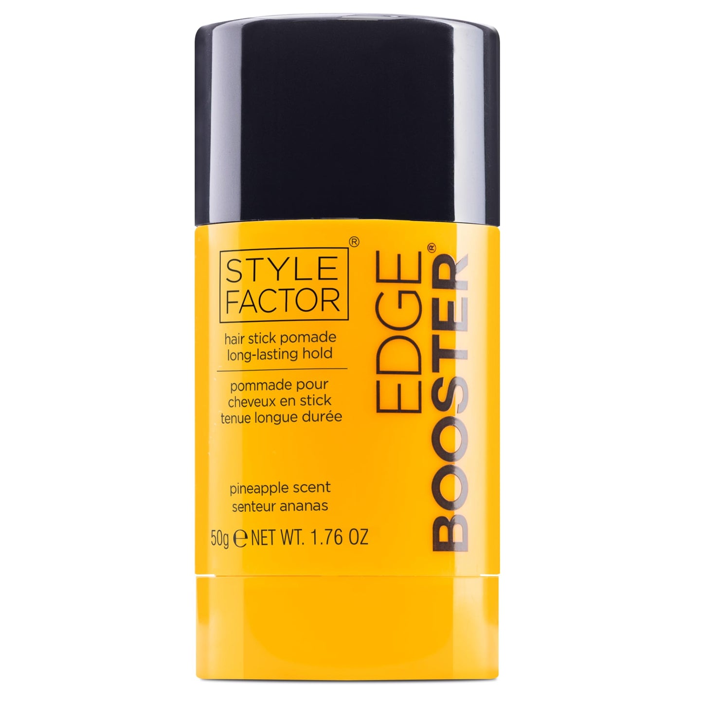Style Factor EDGE BOOSTER Hair Wax Stick Pomade with Beeswax | Strong Hold Slick Stick for Flyaways, Edges & Baby Hair for Sleek Buns & Ponytails |