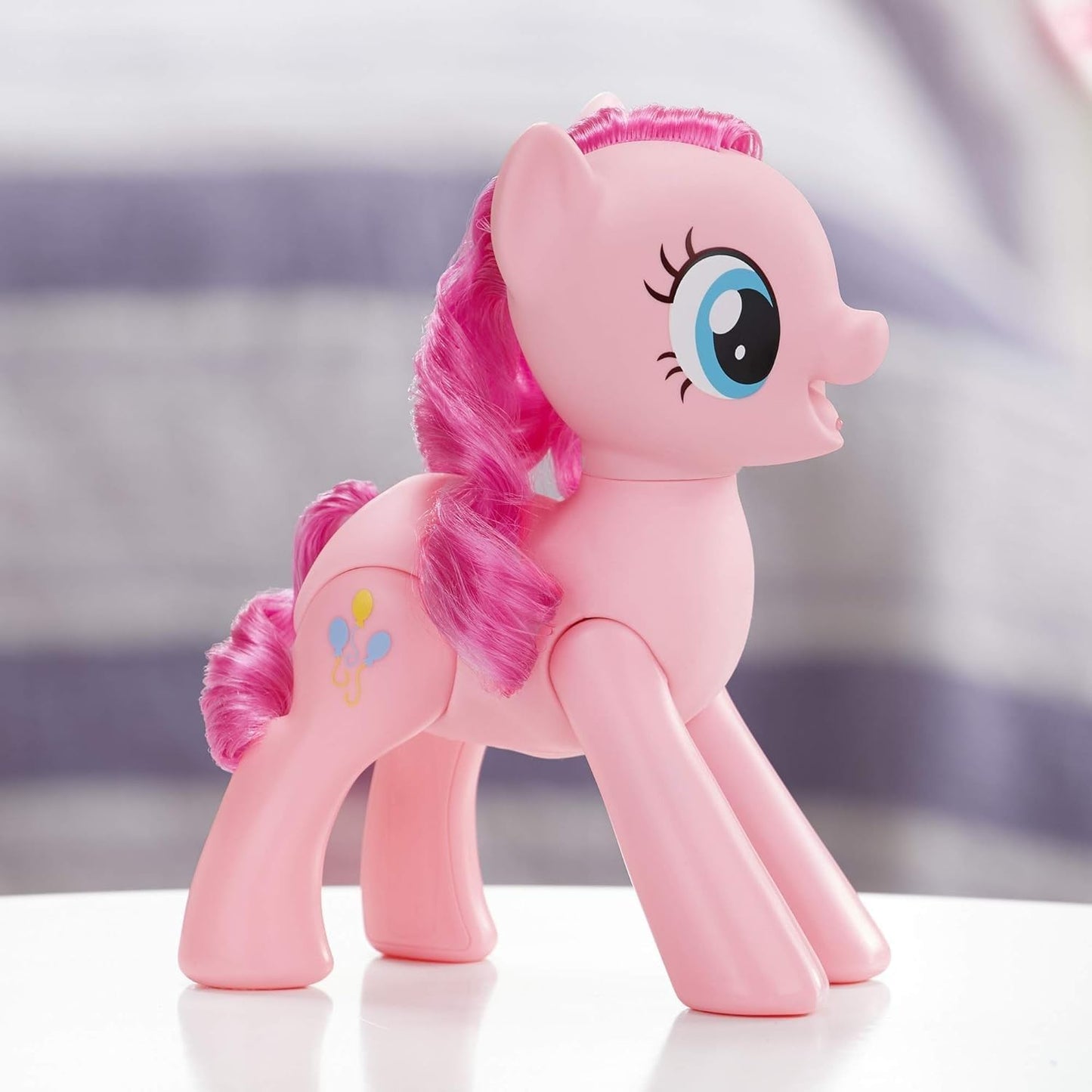 My Little Pony Toy Oh My Giggles Pinkie Pie - 8" Interactive Toy with Sounds & Movement, Kids Ages 3 Years Old & Up