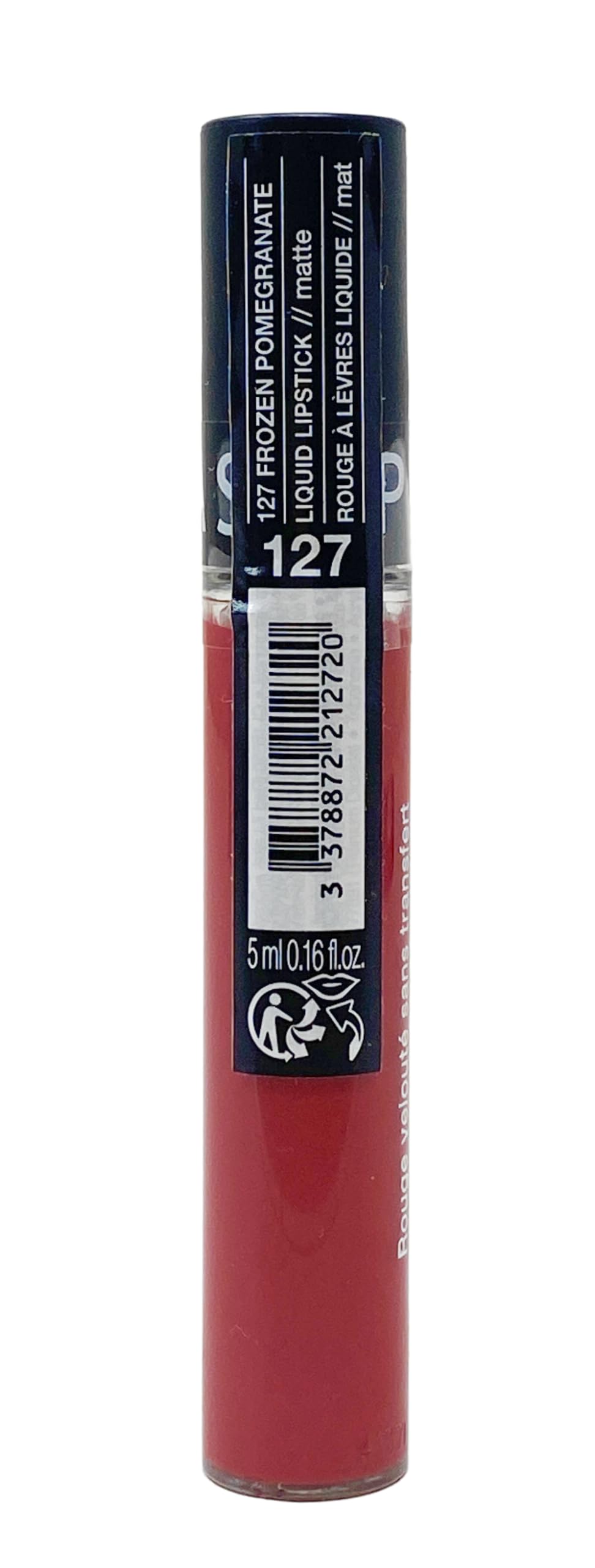 SEPHORA Collection Cream Lip Stain - 127 Frozen Pomegranate (matte berry red) 0.16 oz. / 5 mL