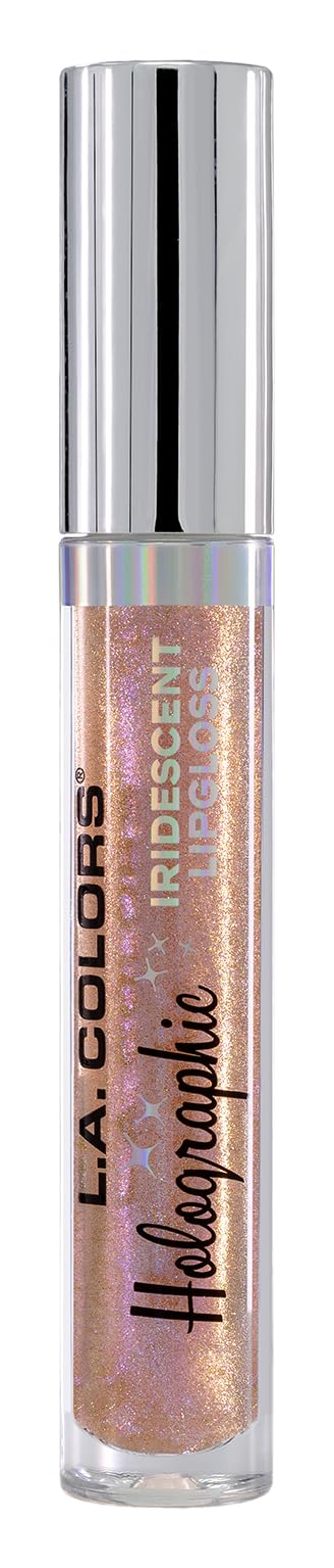 L.A. COLORS Holographic Lipgloss, Glazed Donut CLG426