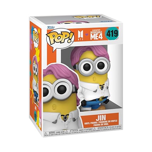 Funko POP! Rocks: Minions X BTS - Jin - BTS + Minions - Collectable Vinyl Figure - Gift Idea - Official Merchandise - for Kids & Adults - Movies…