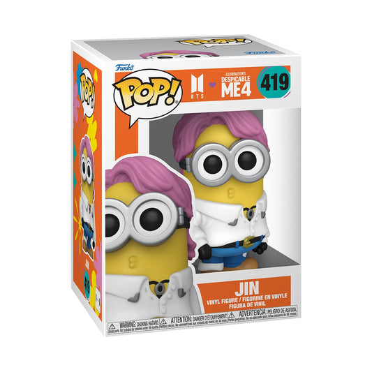 Funko POP! Rocks: Minions X BTS - Jin - BTS + Minions - Collectable Vinyl Figure - Gift Idea - Official Merchandise - for Kids & Adults - Movies…