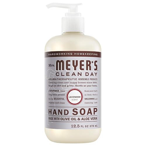 MRS. MEYER'S CLEAN DAY Hand Soap, Lavender Scent, 12.5 Fl Oz Bottle