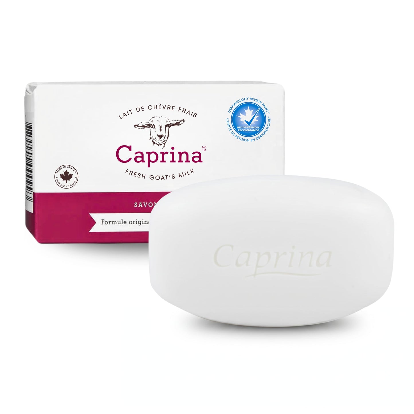 Caprina by Canus Fresh Goat's Milk Soap, Original (12 bars)
