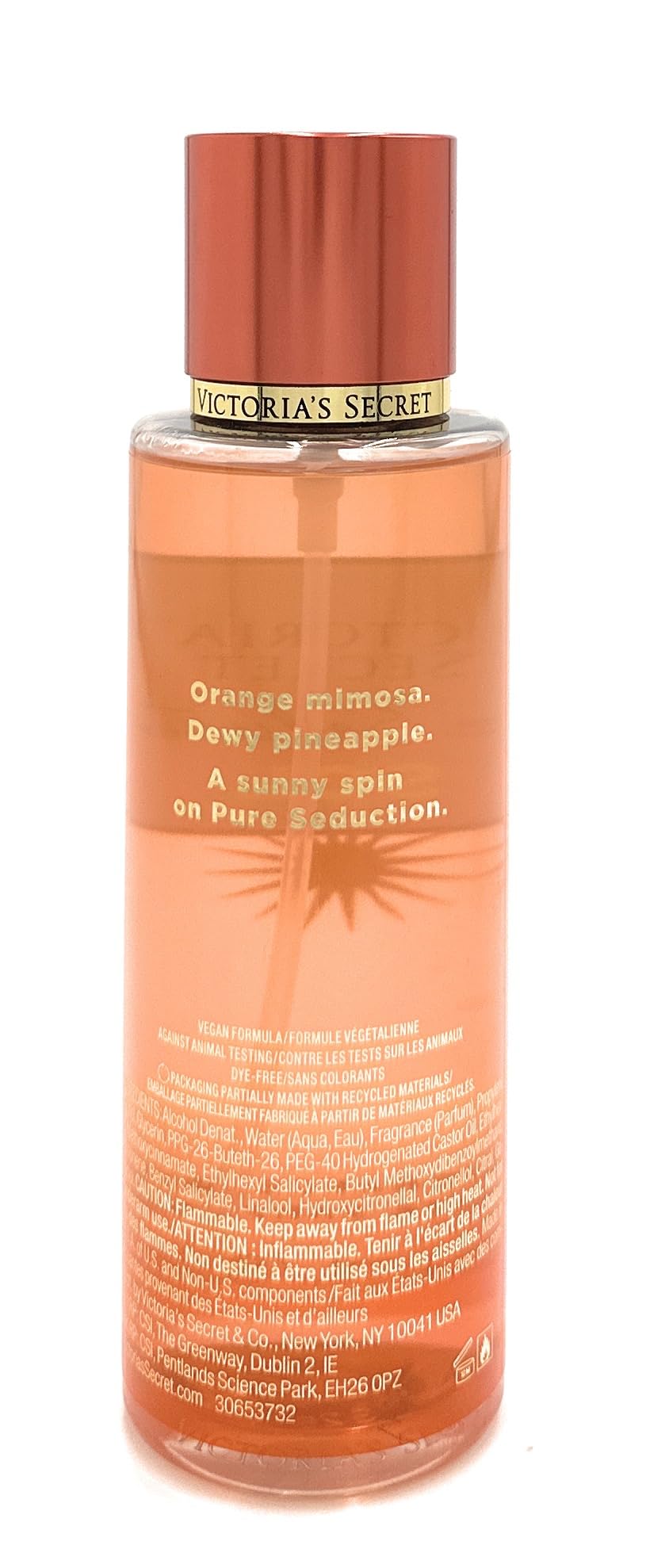 Victoria's Secret Women's Fragrance Mist Pure Seduction Sol 8.4 Fl Oz