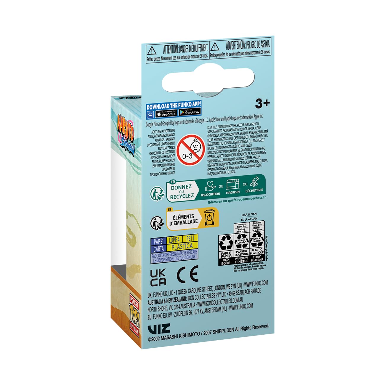 Funko POP! Keychain: Naruto - Itachi Uchiha - (Moonlit) Novelty Keyring - Collectable Mini Figure - Stocking Filler - Gift Idea - Official…