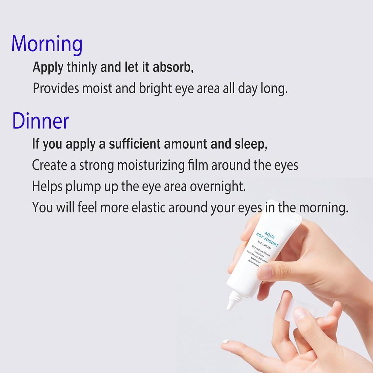 priming water Hydration & Skin Soothing Care Cream For S-N.a.t.u.r.e Aqua Soy Yogurt Eye Cream 25g / 0.9 oz.
