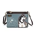 Chala Mini Crossbody Phone Purse with 2 Adjustable Straps (Husky Dog)