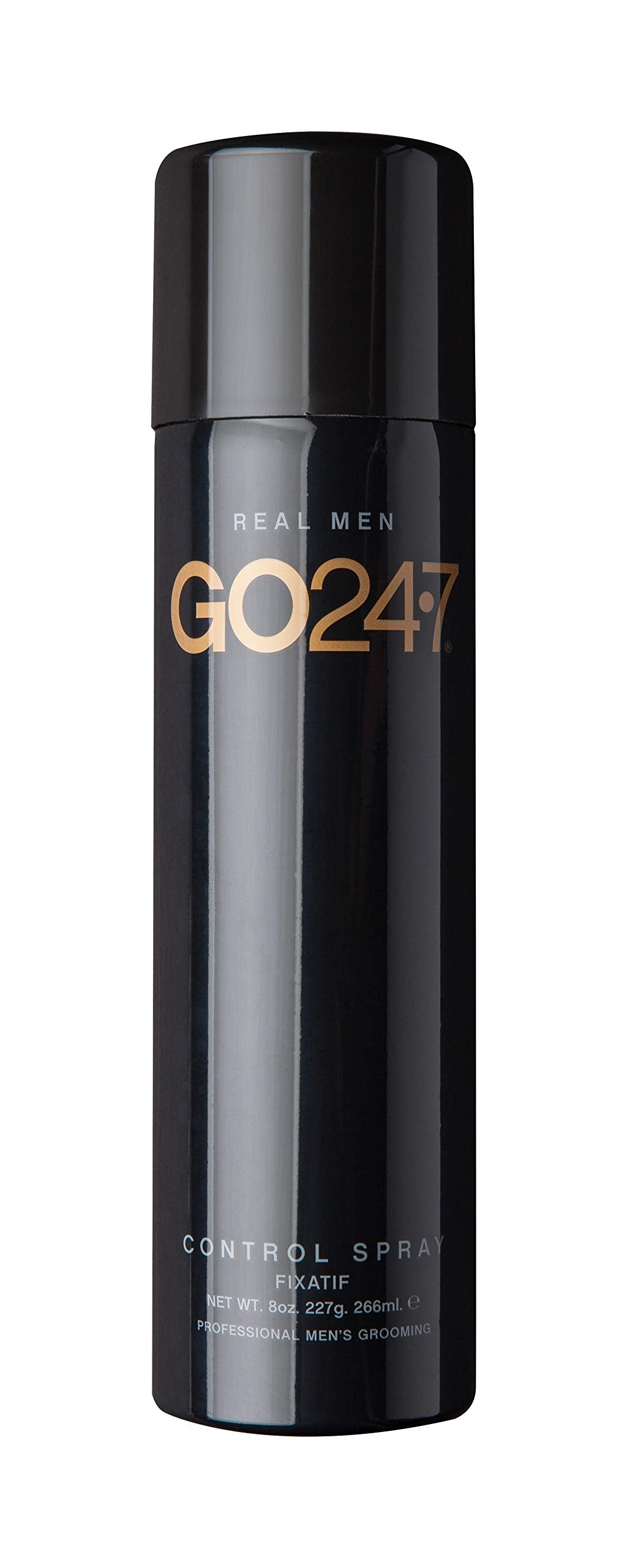 GO247 Control Spray - Strong Hold Finishing Spray for Men - Brushable, Flake-Free Formula - Locks In Style with Lasting Hold - Adds Natural Looking