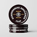 Hardworking Gentlemen - Medium Hold Hair Clay - Mens Hair Clay - ALL NATURAL ingredients - Matte Finish - Holds All Day - 2oz. (Medium Hold)