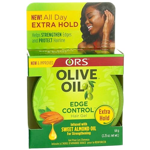 ORS Olive Oil Edge Control Hair Gel for Strengthening (2.2 oz)