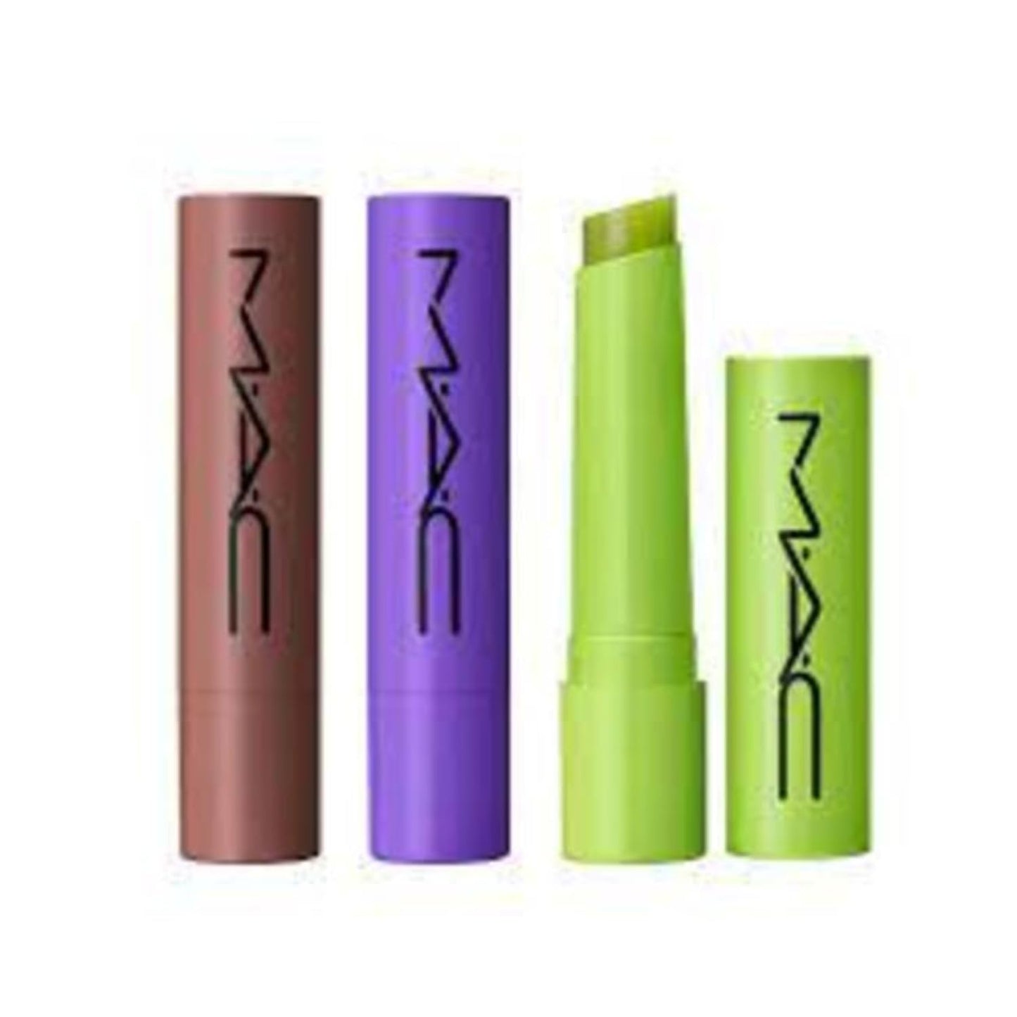 MAC Cosmetics M.A.C Squirt Twist and Pout Lip Trio - Like Squirt - Violet Beta - Simulation - Full Size