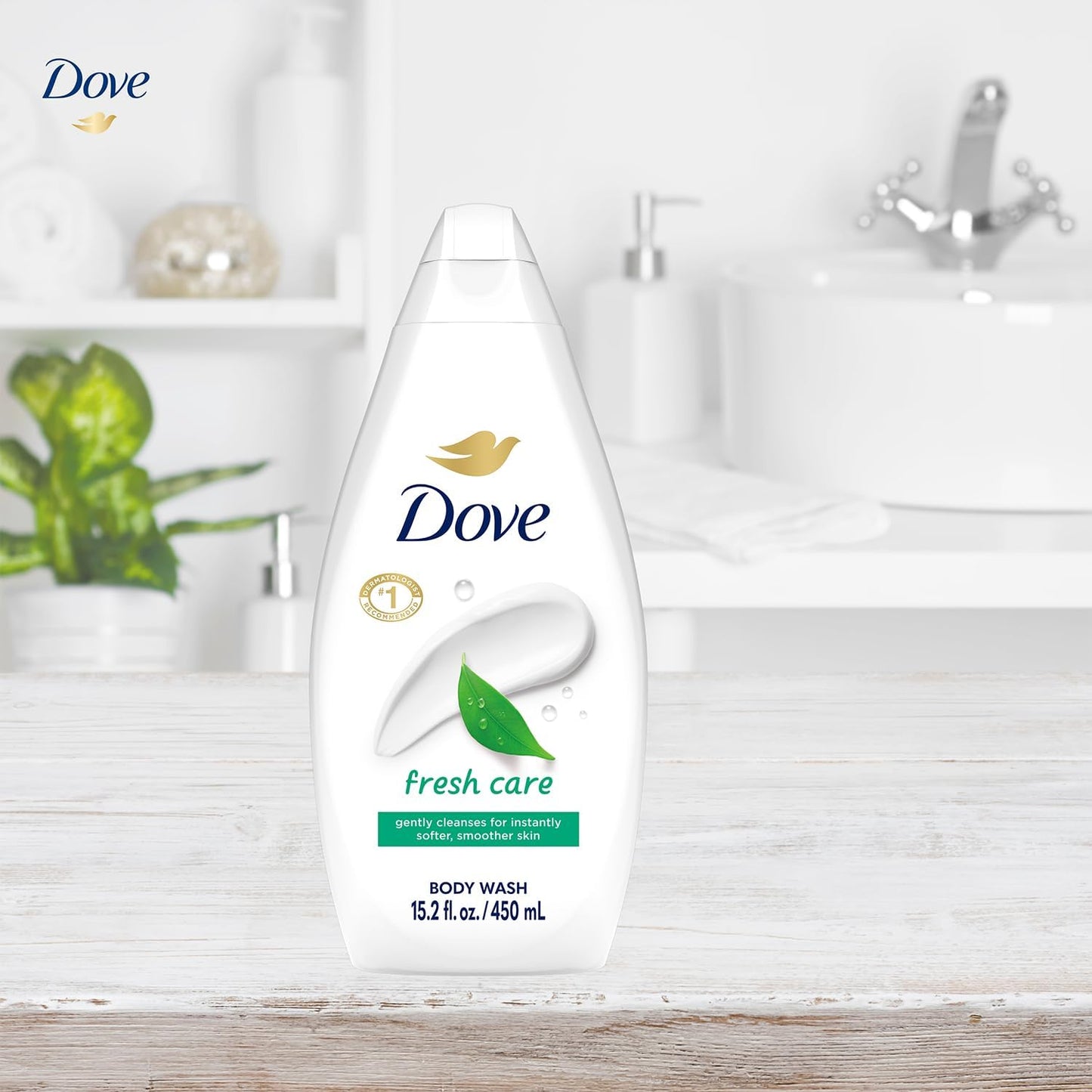 Body Wash - Fresh Care by Dove for Unisex - 15.2 oz Body Wash (Pack of 3) Beauty & Personal Care Dove
