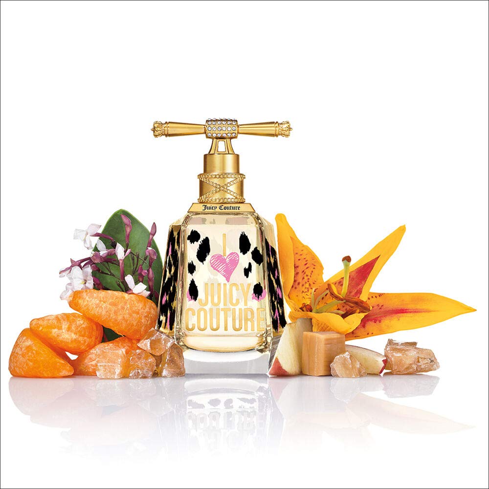 Juicy Couture I Love Juicy Couture Eau De Parfum, Women's Perfume with Notes of Candy Apple, Tiger Lily & Patchouli - Fruity & Floral, EDP Spray, 1.7