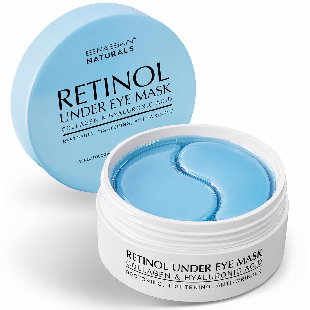 Under Eye Patches for Dark Circles: 30 Pairs Enaskin Naturals Retinol Collagen Eye Gels Mask - Reduce Wrinkles Puffy & Bags - Skin Treatment Pads Beauty and Personal Care Enaskin Naturals