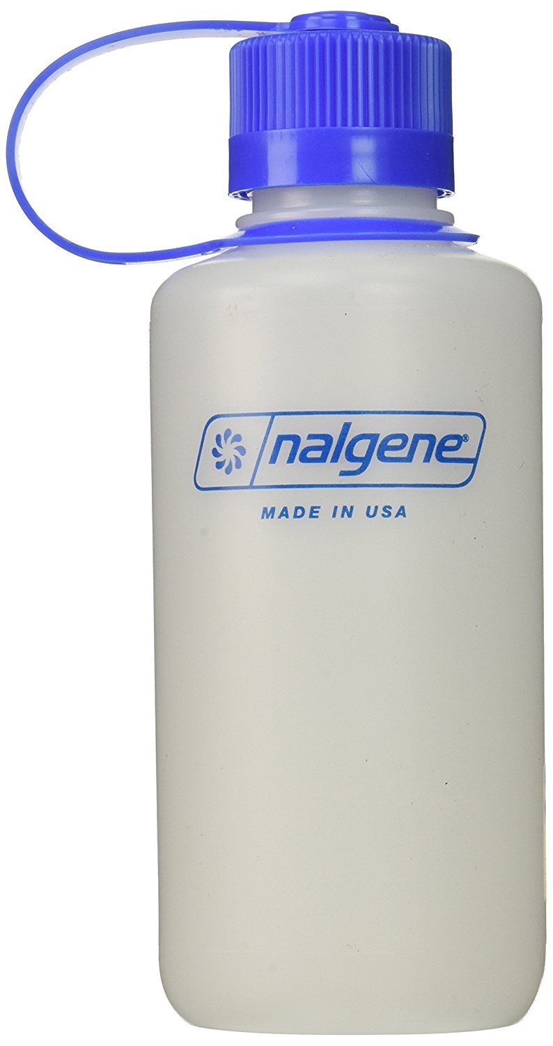 Nalgene HDPE Narrow Mouth BPA-Free Water Bottle, 16 oz