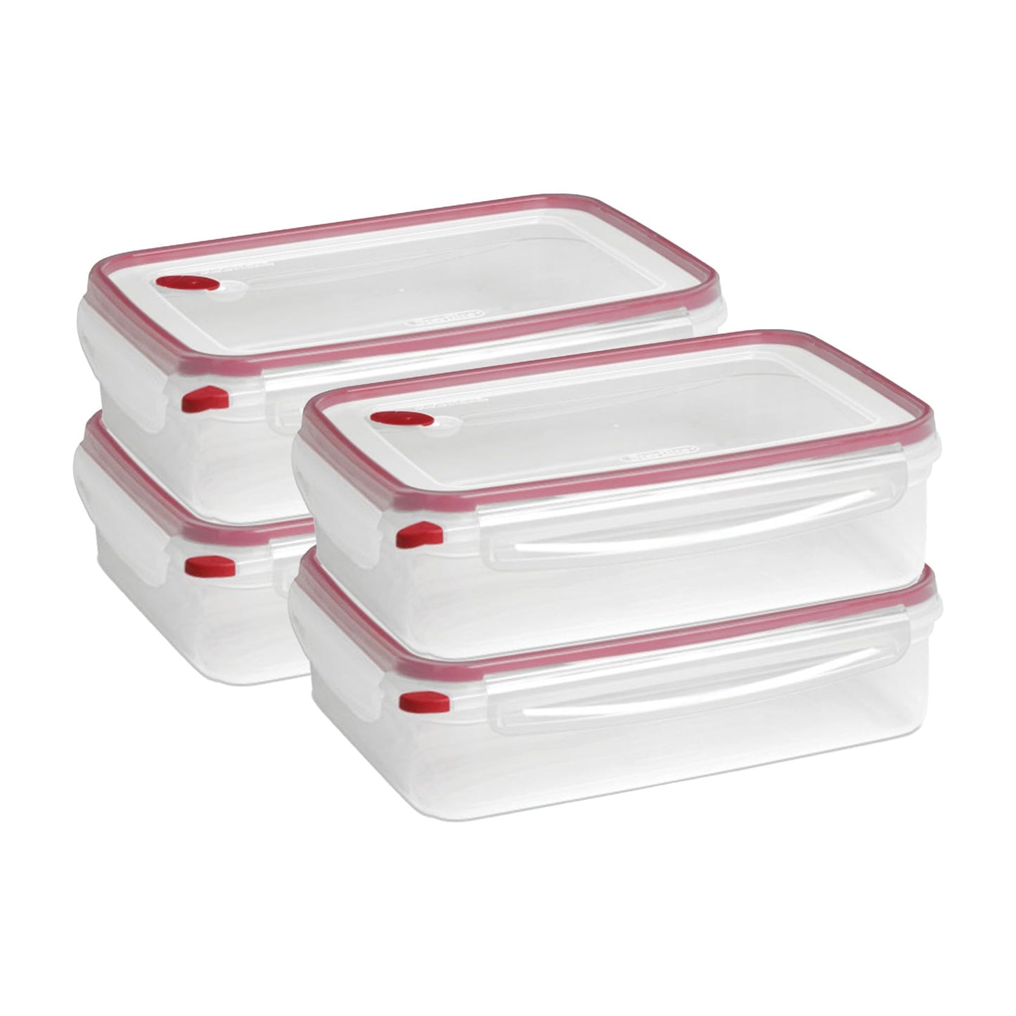 Sterilite 4 Pack Food Storage Container, Ultra-Seal Airtight Snapware with Lids, 16 Cup