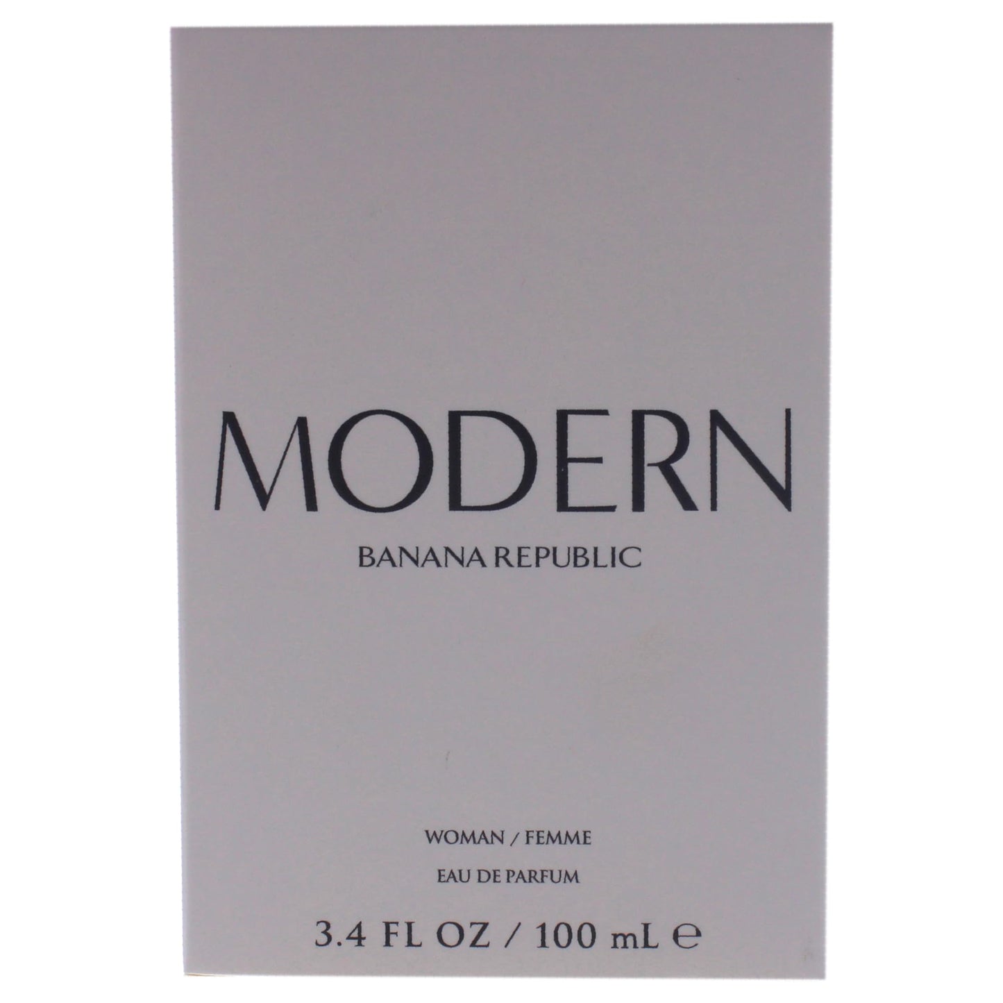 BANANA REPUBLIC Modern Women Eau de Parfum Spray for Women, 3.4 Ounces, Clear