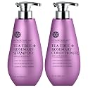 Tea Tree Oil Shampoo and Conditioner Set - Rosemary Oil Shampoo and Conditioner Hair Growth Shampoo for Women - Natural Shampoo for Thinning Hair