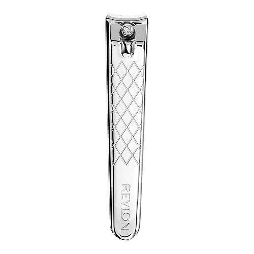 Revlon Toenail Clipper With File, Nail Care Tool With a Curved Blade for an Accurate Trimming and Grooming, Easy to Use, 1 count