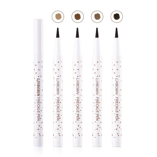 LJYBoBin Freckle Pen 4 Colors - Vivid Lifelike Freckle Makeup, Waterproof Long Lasting Quick Dry Soft Spot Pen - Light Brown, Coffee, Chestnut, Dark Beauty & Personal Care LJYBoBin
