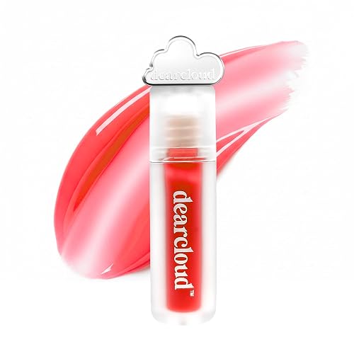dearcloud Jelly Wave Lush Lip Oil - Tinted Lip Gloss and Lip Gloss for Women - Korean skincare essential - Lip Oil for Women with Collagen - Fairy